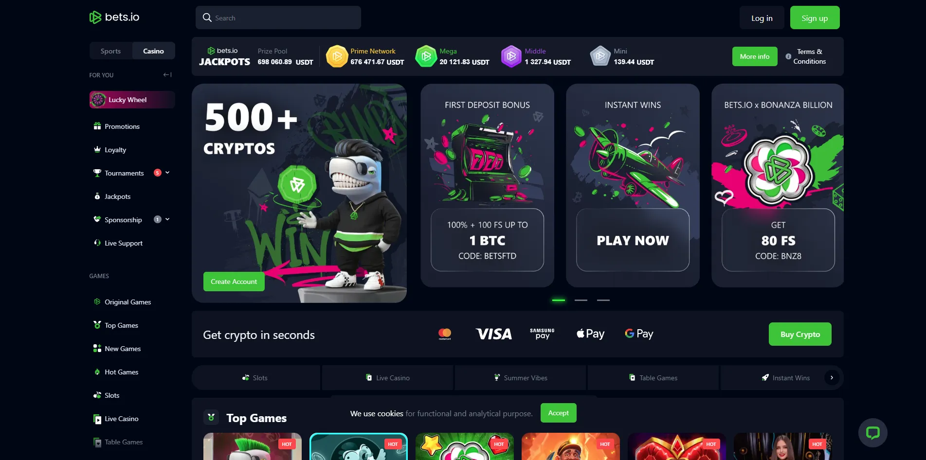 bets-io-casino Bets.io home page