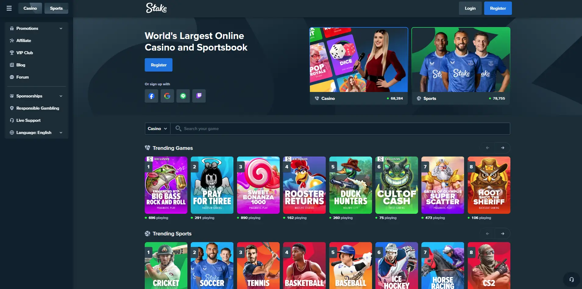 stake-casino Stake casino page