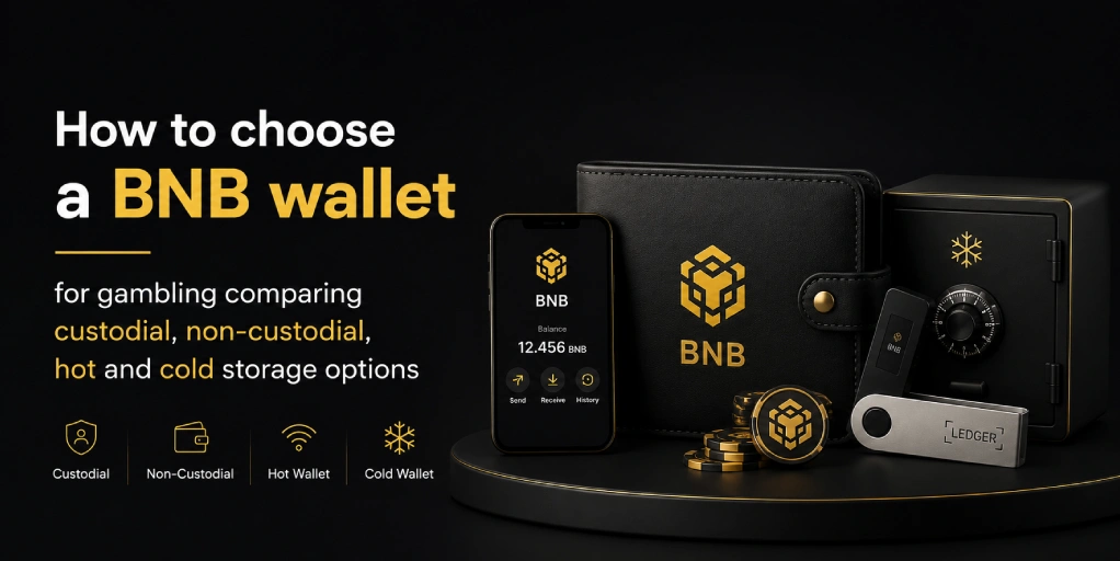 How to choose a BNB wallet for gambling comparing custodial, non-custodial, hot and cold storage options