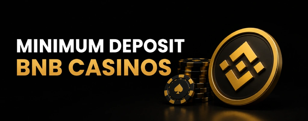 Minimum deposit at BNB casinos showing typical BNB deposit amounts on the cashier page