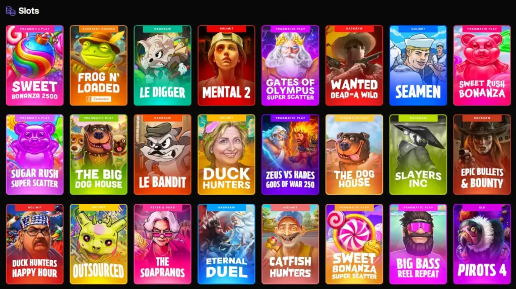 Shuffle casino slot library for BNB users